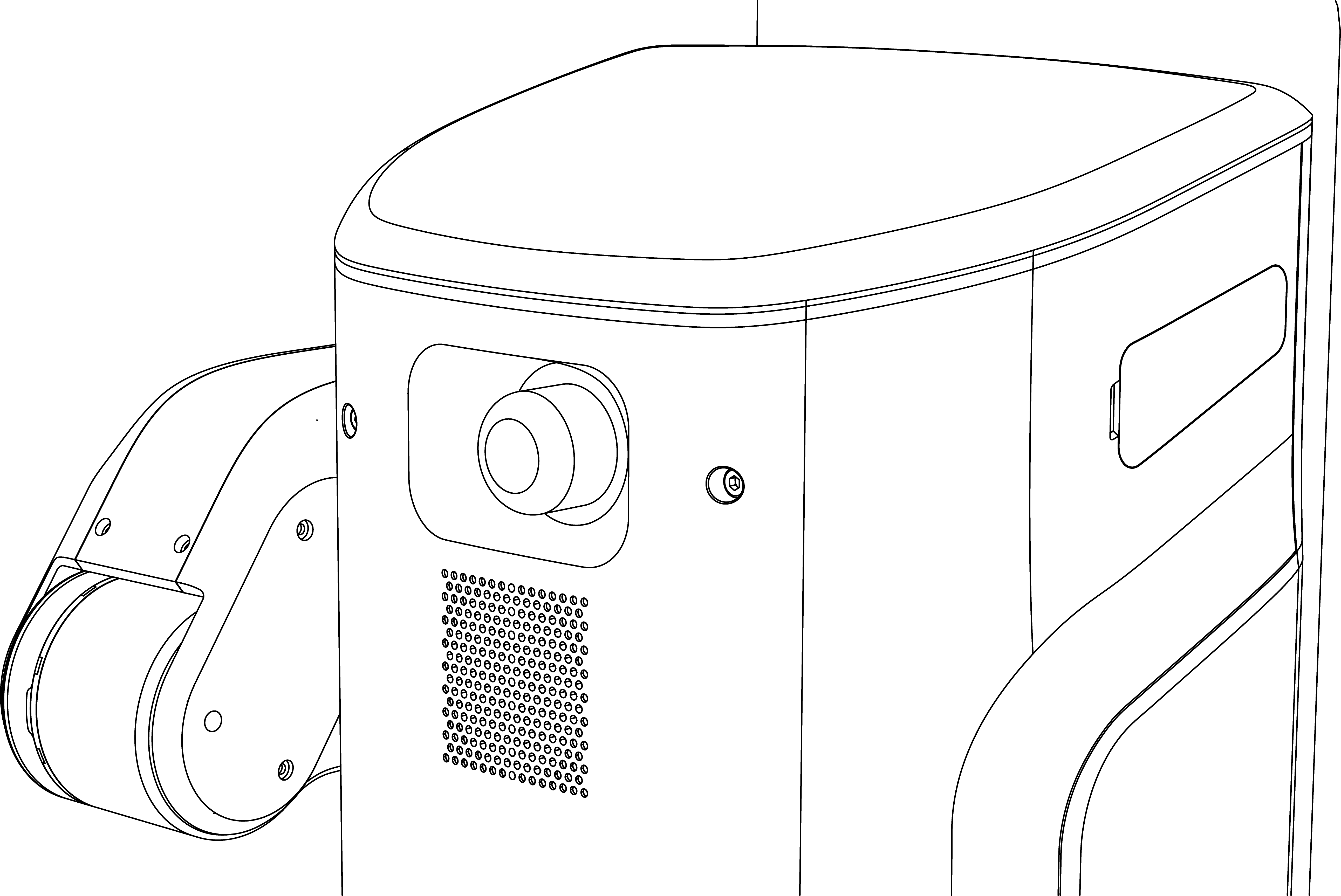 量子1号 Pro 机身急停按钮